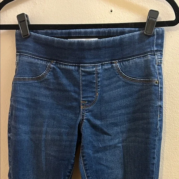 Old Navy Distressed Dark Blue Women's Jeggings - Picture 3 of 7